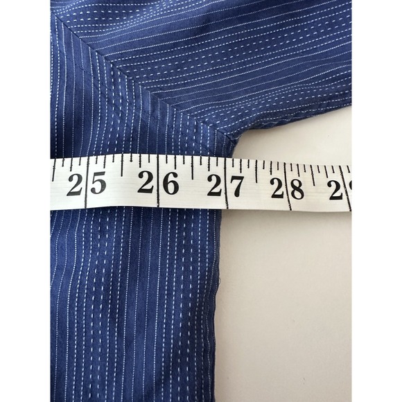 Helly Hansen Shirt Mens XL Blue Button‎ Up Long Sleeve Pocket Career Office - Picture 4 of 7